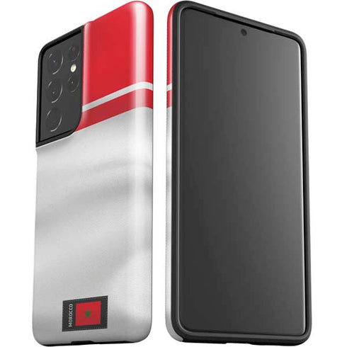 Morocco Soccer Flag Galaxy S21 Ultra 5G Pro Case